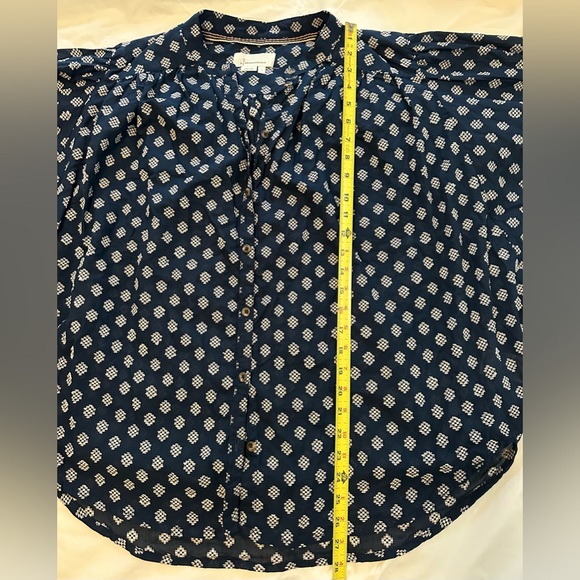 Anthropologie Dolman Sleeve Blouse Sz L - Picture 5 of 7